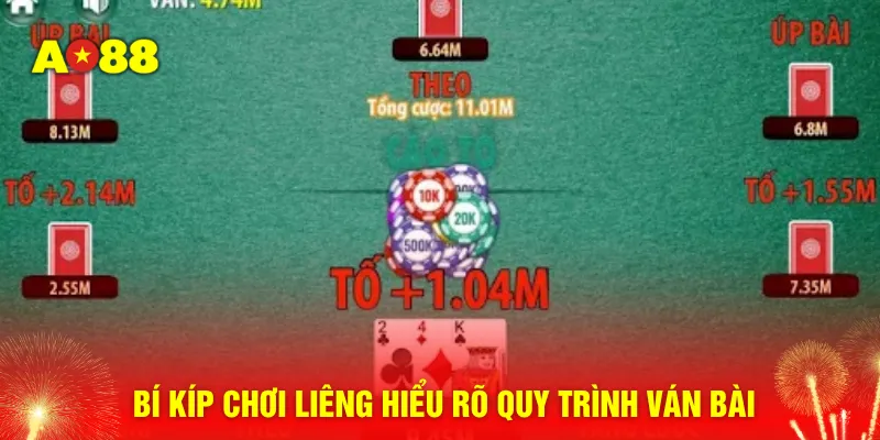 Bí kíp chơi liêng hiểu rõ quy trình ván bài