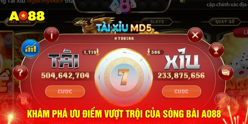 Khám phá ưu điểm vượt trội của sòng bài AO88